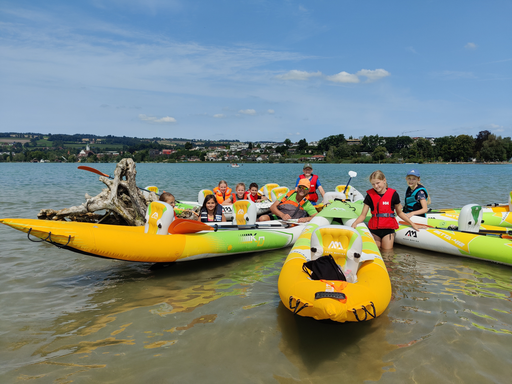 Kajak auf dem Sempachersee
